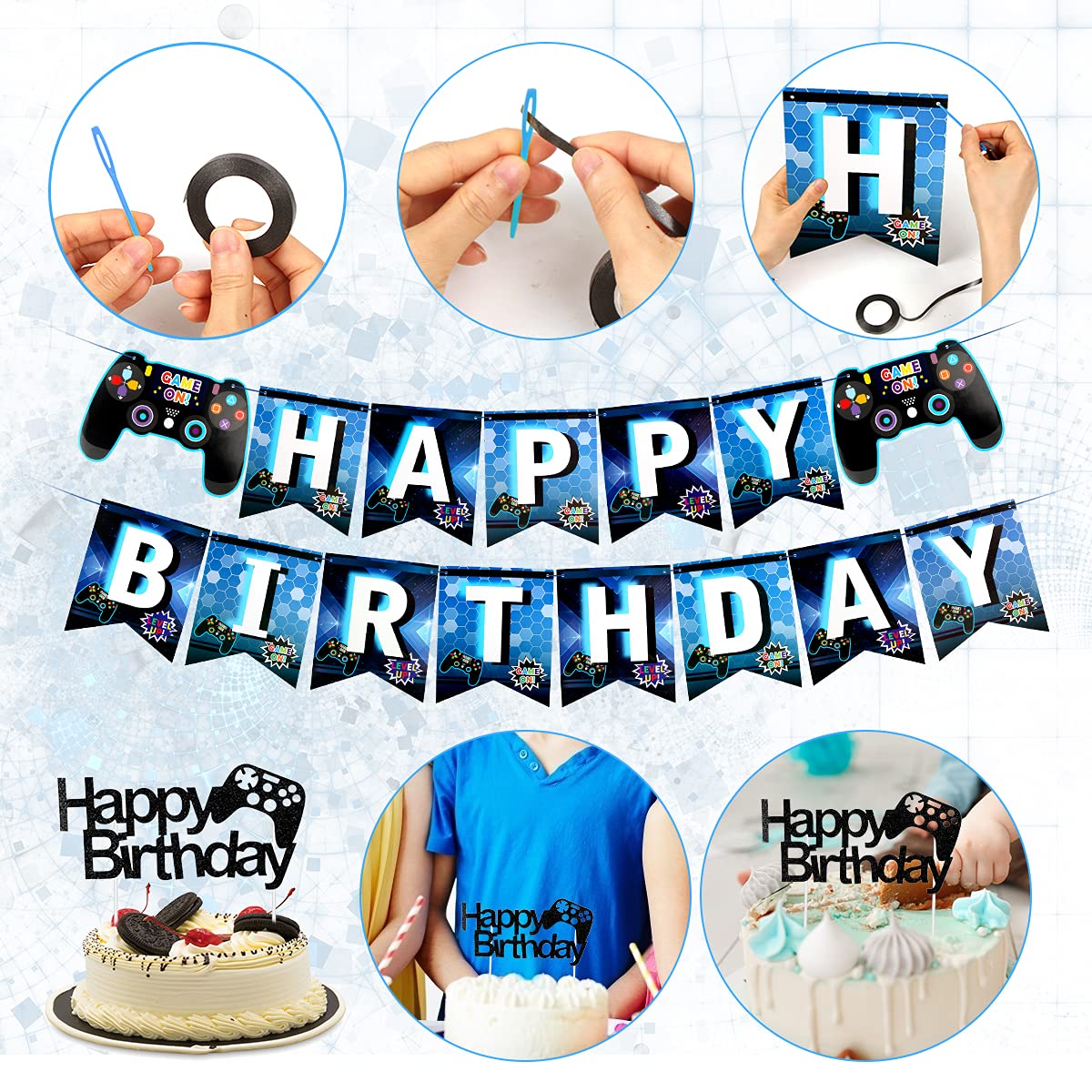 Palloncini Per Feste Di Videogiochi 18 Anni, Decorazioni Per - Foto 4