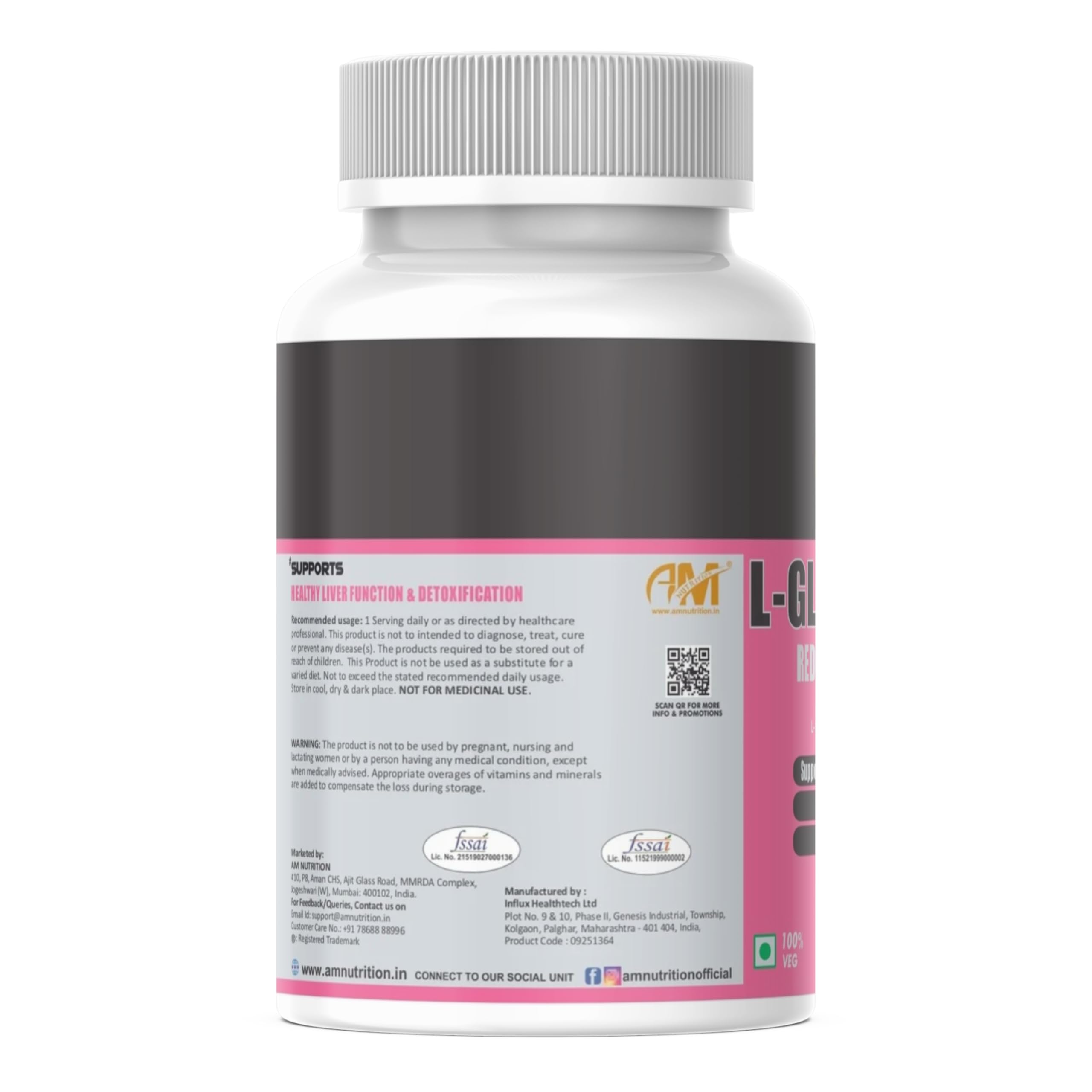 AM Nutrition L-Glutathione Reduced + Liposomal Tablets | 450mg with NAC, Vitamin C, Alpha Lipoic Acid & Astaxanthin | Supports Skin Health & Antioxidant Protection | 30 Veg Tablets : Amazon.in: Health & Personal Care AM Nutrition L-Glutathione Reduced + Liposomal Tablets | 450mg with NAC, Vitamin C, Alpha Lipoic Acid & Astaxanthin | Supports Skin Health & Antioxidant Protection | 30 Veg Tablets : Amazon.in: Health & Personal Care