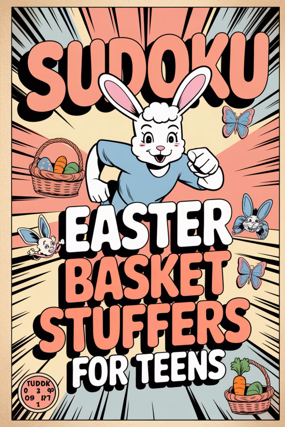 Sudoku Easter Basket Stuffers for Teens: 180 Mixed Level Puzzles for Ages 13–18 with Solutions | Easter Activity Book for Teens