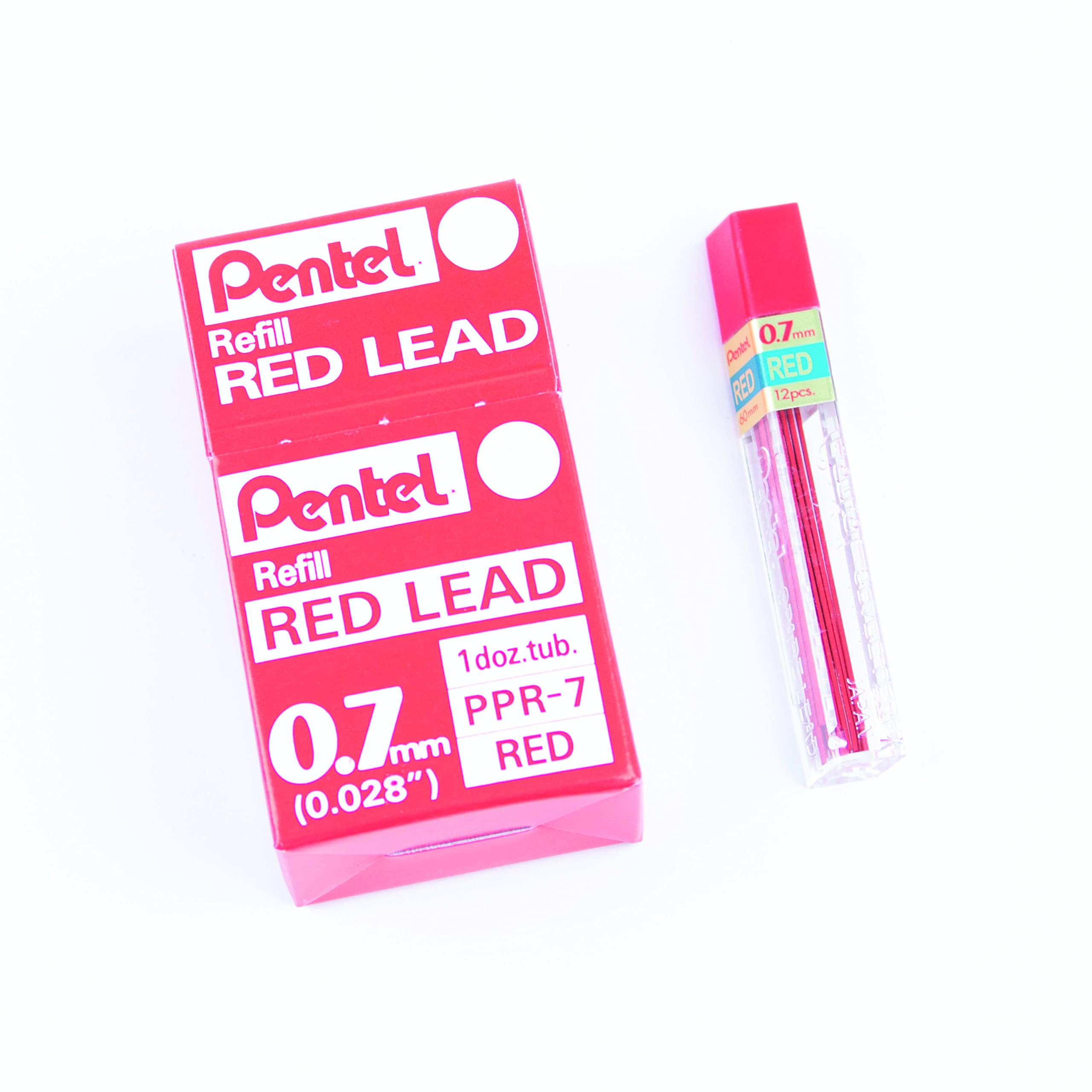 Pentel Sharplet - Matita meccanica, mina da 0,9 mm, 1 confezione da 12 matite, colore: nero