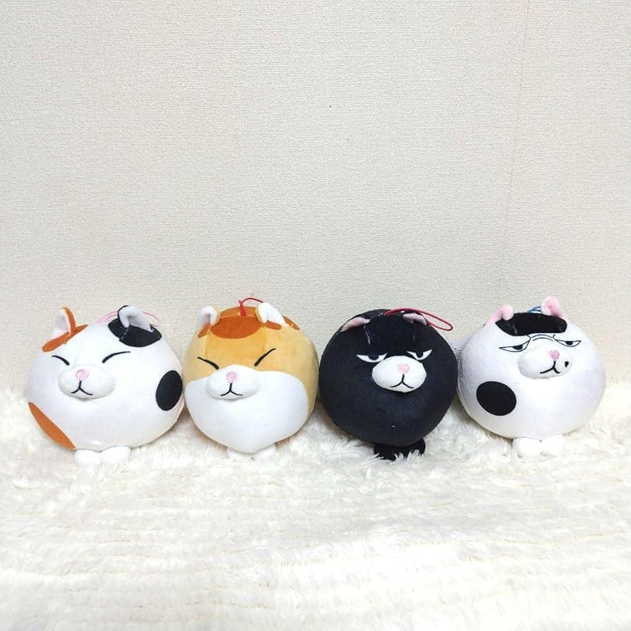 にゃんデレ ぬいぐるみ たま　セット Amazon.co.jp: にゃんたまマスコットぬいぐるみ4種セット