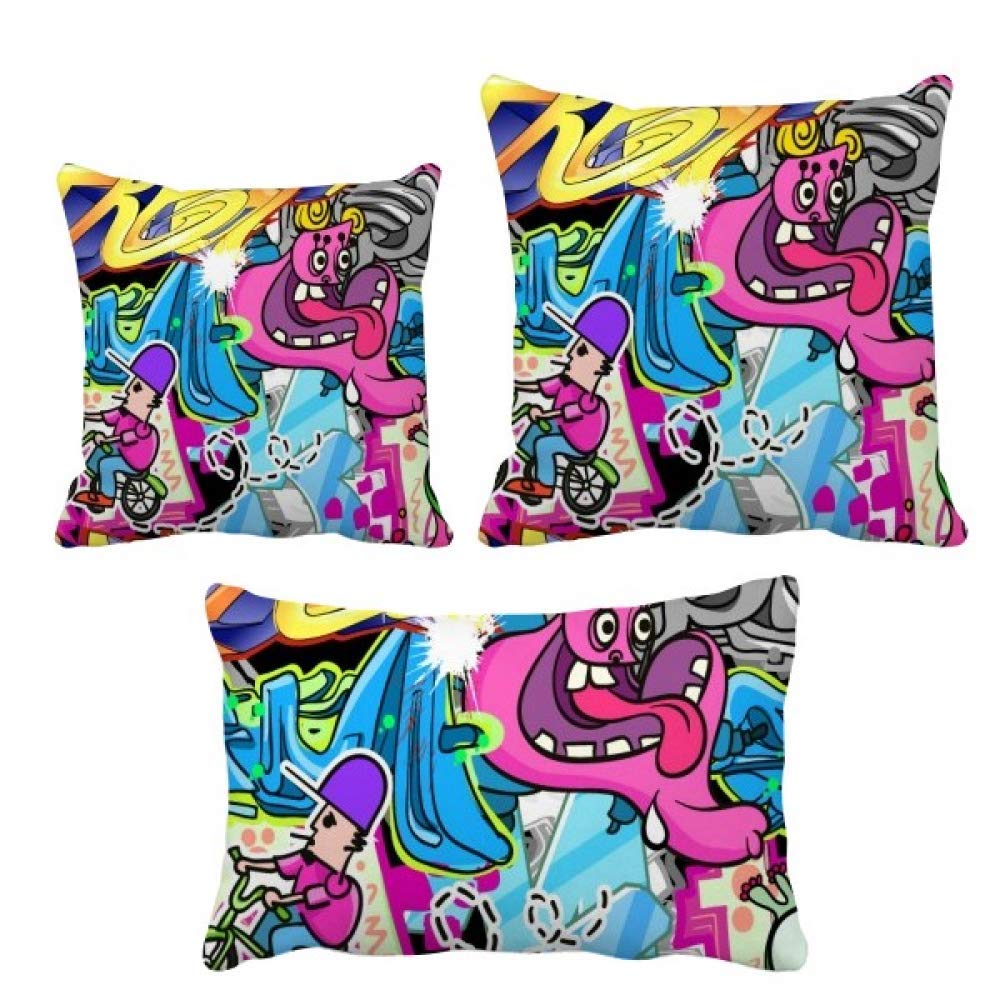 Coussin street culture pour dynamiser un canapé trop terne