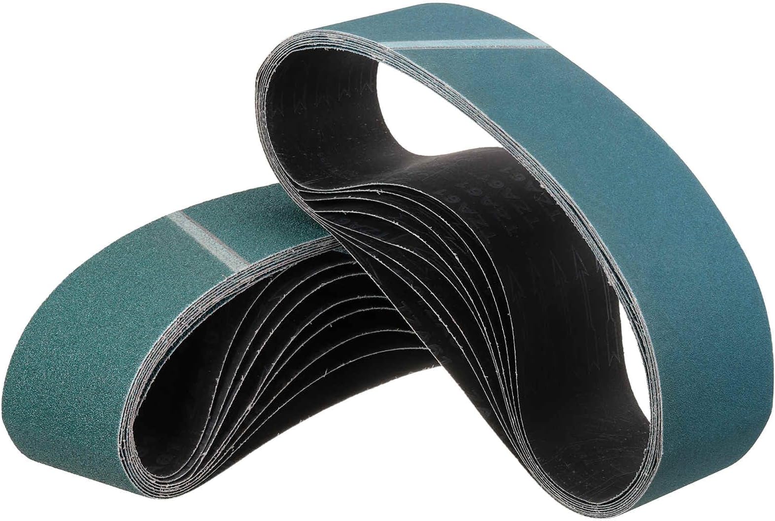 10 Pack Sanding Belt, 3 x 21 Inch 40/60/80/120 Grits Zirconia Abrasive Belt Sander Paper Suitable for Belt Sander Metal Grinding Wood Working and Weld Rust Removal