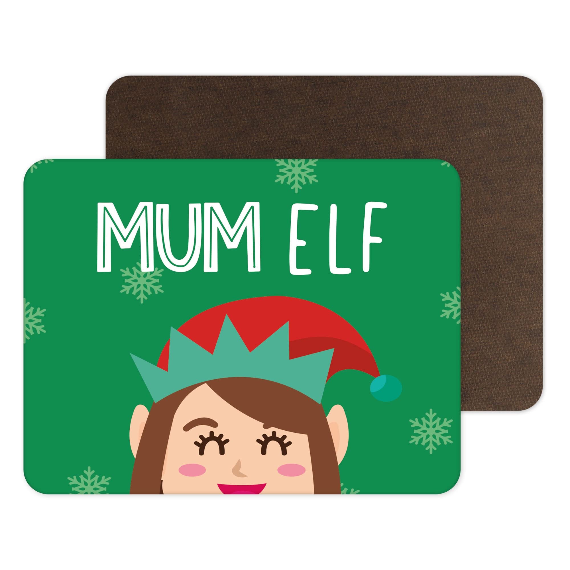 Funny Novelty Christmas Placemats | Place Mat Food Table Mat Dinnerware | Mum Elf | Funny Joke Table Accessory | PM16