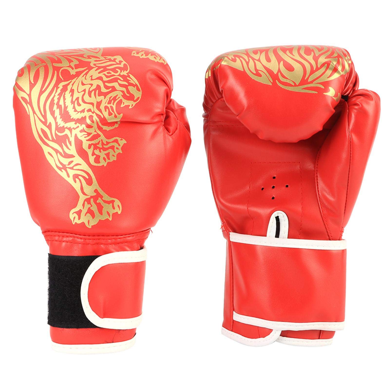 Guantes de Taekwondo Sanda Rojos para Entrenamiento Adultos Niños