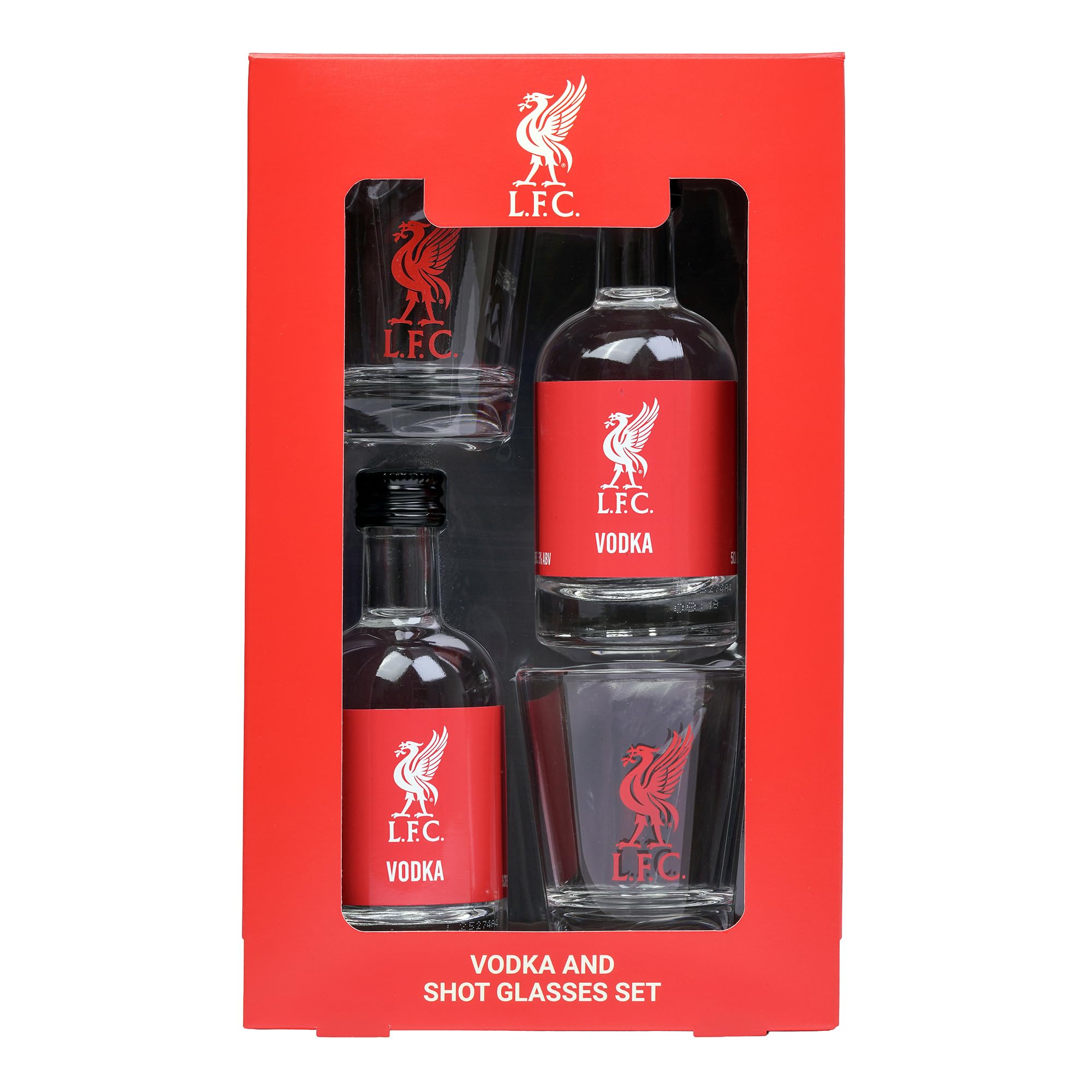 Liverpool F.C. Vodka & Shot Glass Gift Box