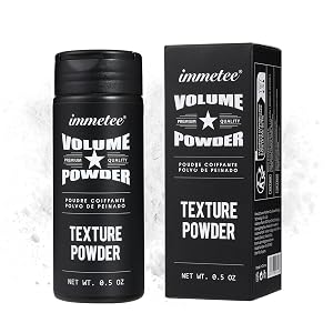 immetee Hair Volume Powder - Texture Styling for Men and Women Light Control Natural Matte Look Root Lifting