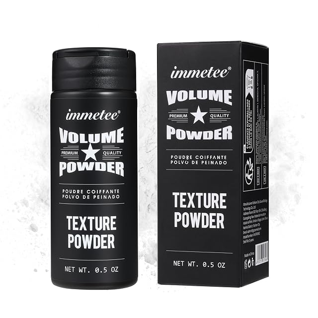 immetee Hair Volume Powder - Texture Styling for Men and Women Light Control Natural Matte Look Root Lifting
