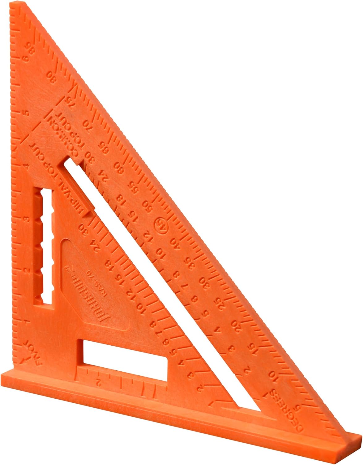 Johnson Level & Tool RAS-70B-ORAN Structo-Cast Rafter Square, 7″, Orange, 1 Square Johnson Level & Tool RAS-70B-ORAN Structo-Cast Rafter Square, 7″, Orange, 1 Square