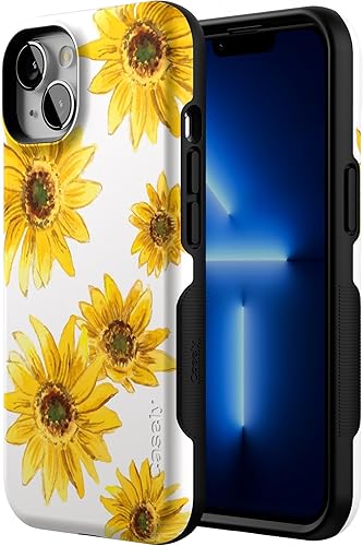 Vista 652 de Casely Funda para iPhone 13 Compatible con MagSafe Color Splash de medianoche Funda retro abstracta Color de medianoche Splash Abstracto