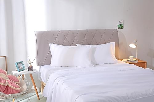 Miniatura 3 de EVOLIVE Juego de sábanas de 4 piezas de microfibra cepillada ultrasuave y sólida de alta calidad, que incluye 1 sábana encimera, 1 sábana bajera y 2