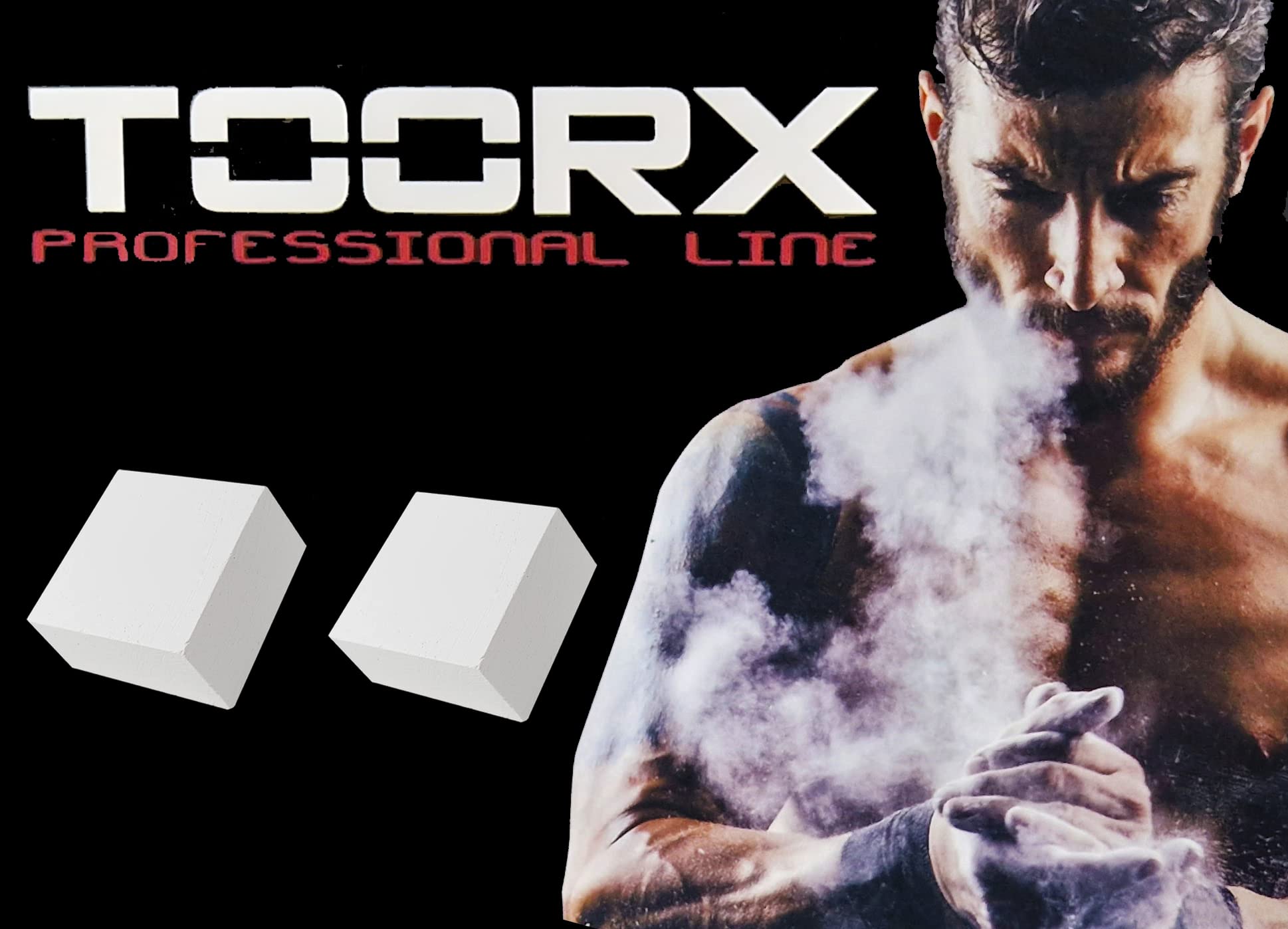 Toorx Doppio Panetto di Magnesite Marchiato CE 112 Gr Totale Altà qualità