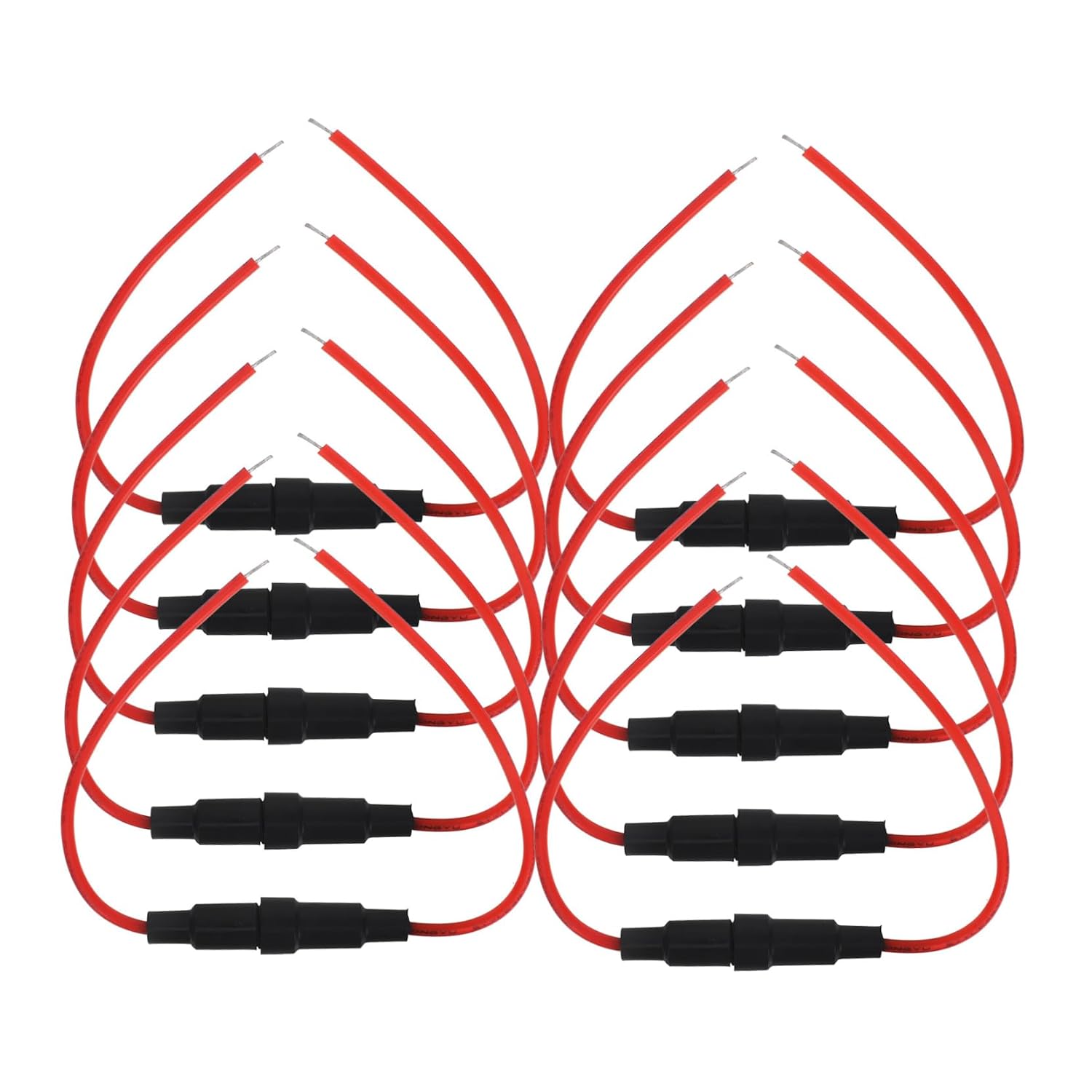 10pcs Fuse Holders Inline Screw Type Fuse Holder for Automotive Quick Replacement for Cars Trucks and Boats Versatile Compatibility Hardware