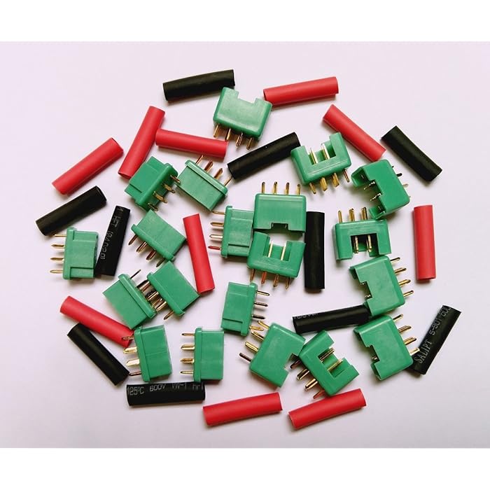 Buy 10 Pairs MPX Multiplex Connectors 6 Pin MPX Plug For RC LiPo Battery Male and Female + (20