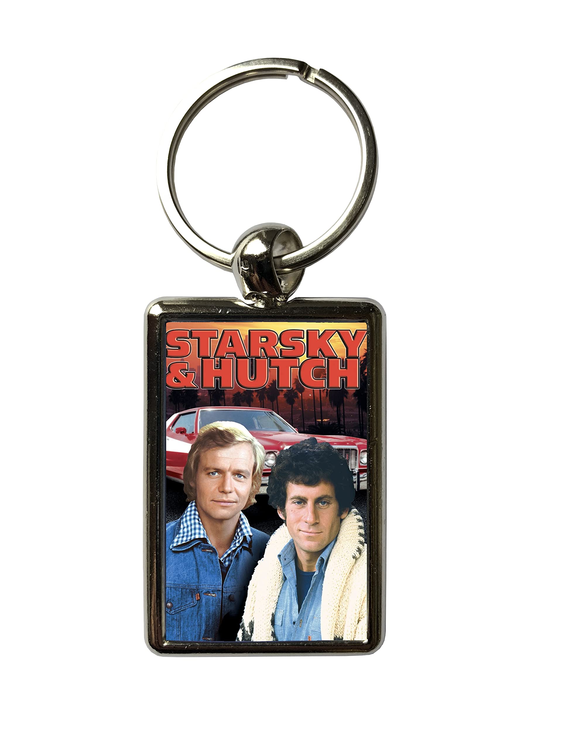 Super Universe Starsky And Hutch Classic TV Series Multicolour Unisex Metal Keyring 3 x 4.5 cm