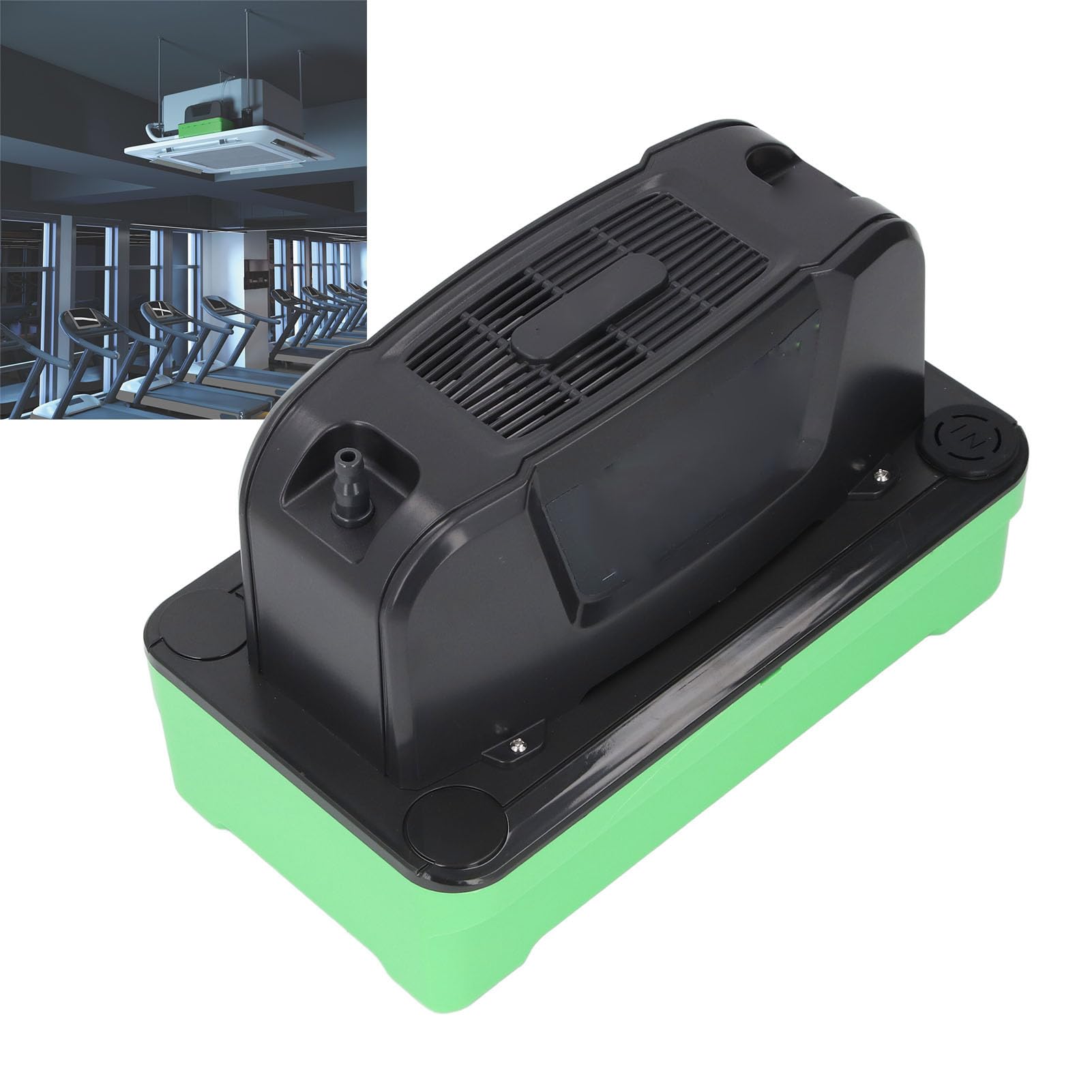 Bomba de Condensado de Aire Acondicionado, Bomba de Eliminación de Condensado de CA Externa Silenciosa Universal 180L/H 1,8L 4,5m Elevación 220VAC P180 para Hornos,
