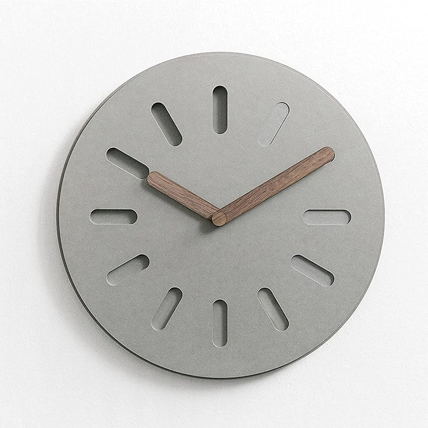 Wall Clock Vintage Wall Clock,Rustic Alarm Clock,12 inch Battery
