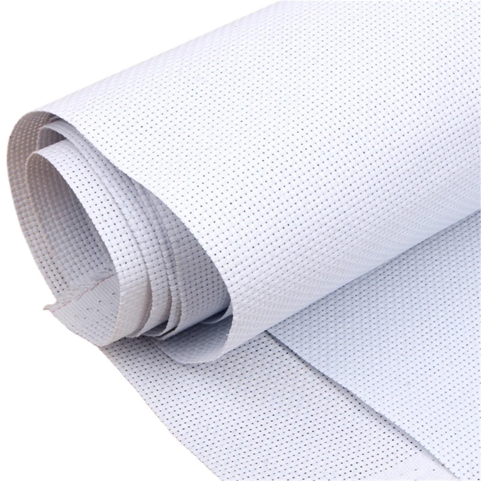 Tkanina do haftu, Tkanina do haftu krzyżykowego Płótno Mała kratka Biała Materiały ​​majsterkowania Haftowanie(11ct,30 * 40cm)