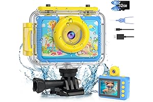 PROGRACE Kids Waterproof Camera: The Perfect Underwater Companion for Young Explorers