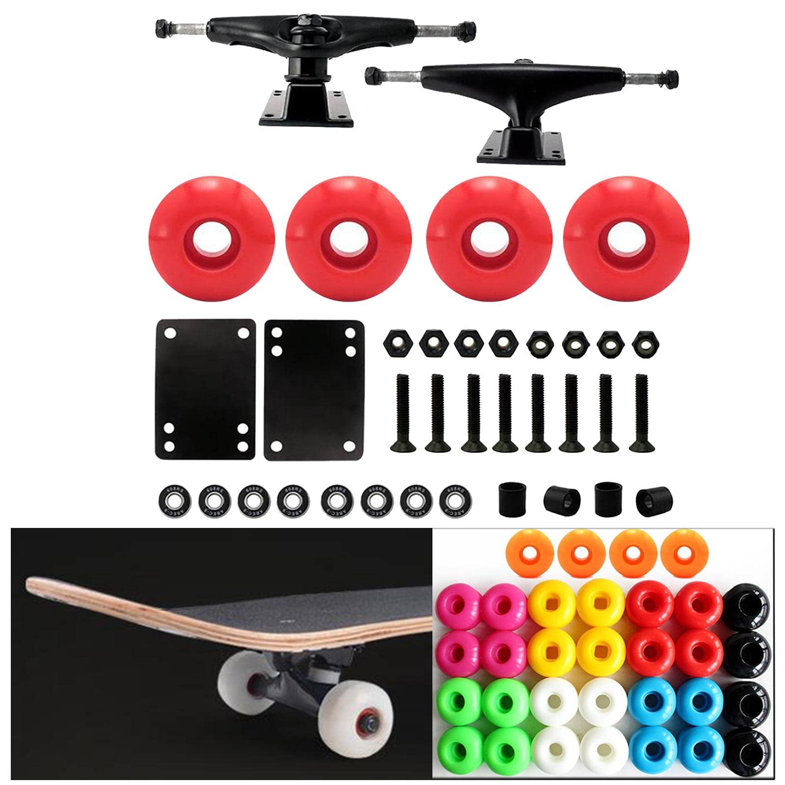 TENSOR スケートボード 52MM ホイール Amazon | スケートボードパッケージ52mmホイール+コンポーネント