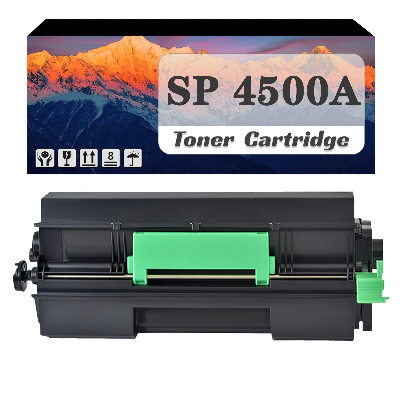 407319 SP 4500A High Capacity Toner Cartridge Compatible for Ricoh SP3600DN SP3600SF SP3610SF SP4510dn SP4510SF Printers 1 Pack