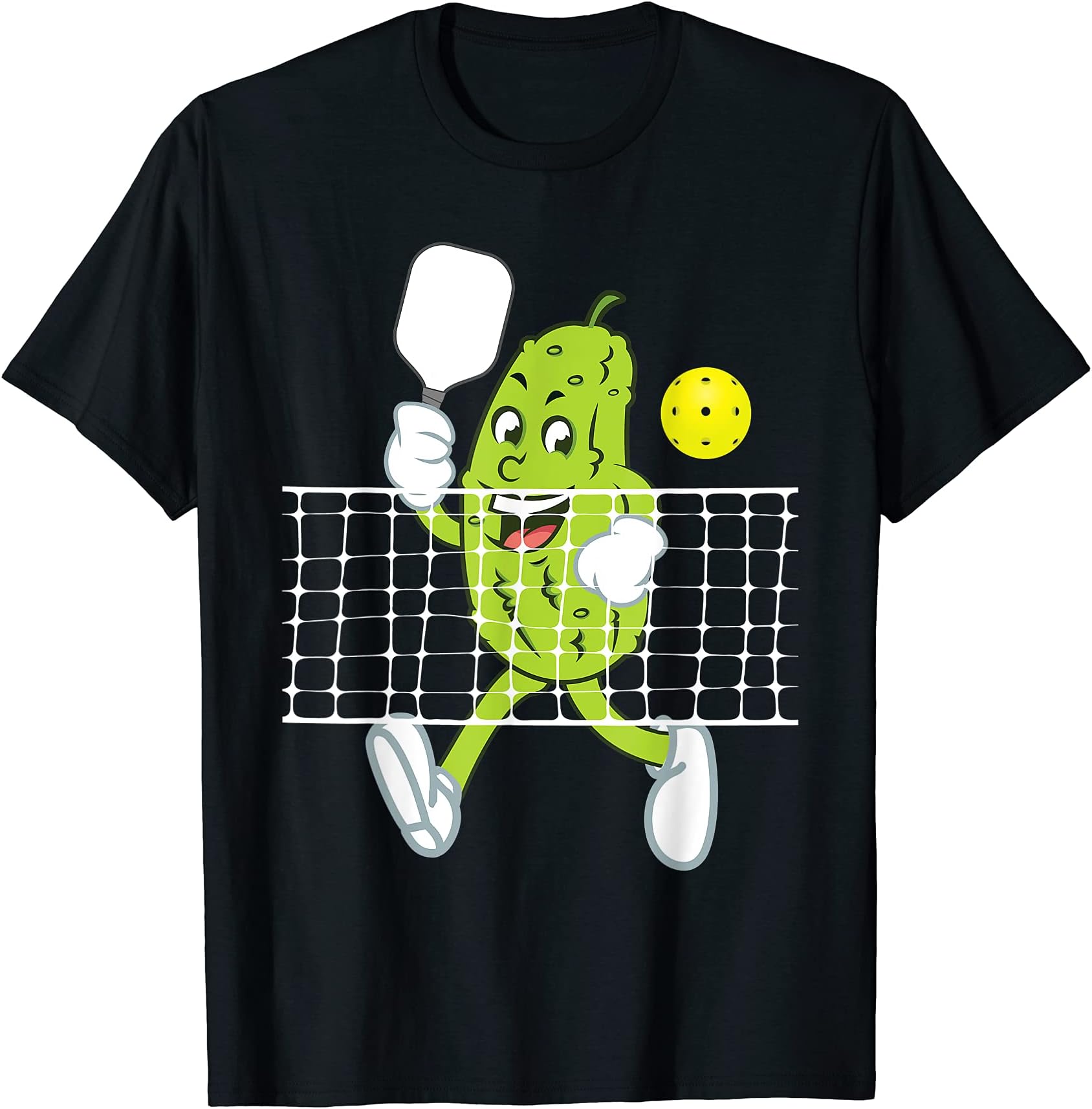 Funny Pickleball ShirtsPickle Playing Pickleball - Funny Pickleball Paddleball T-ShirtOEKO-TEX STANDARD 100