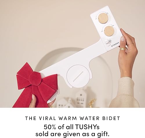Miniatura 5 de TUSHY Spa 3.0 - Accesorio de bidé para asiento de inodoro, pulverizador de agua fría y caliente no eléctrico (presión de agua, temperatura y control