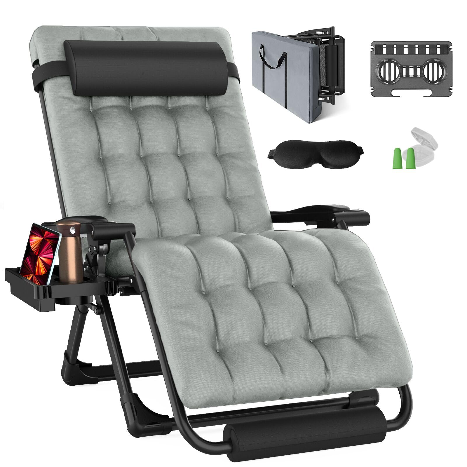 Amazon.com : YOMIFUN XXL Zero Gravity Lounge Chair 33
