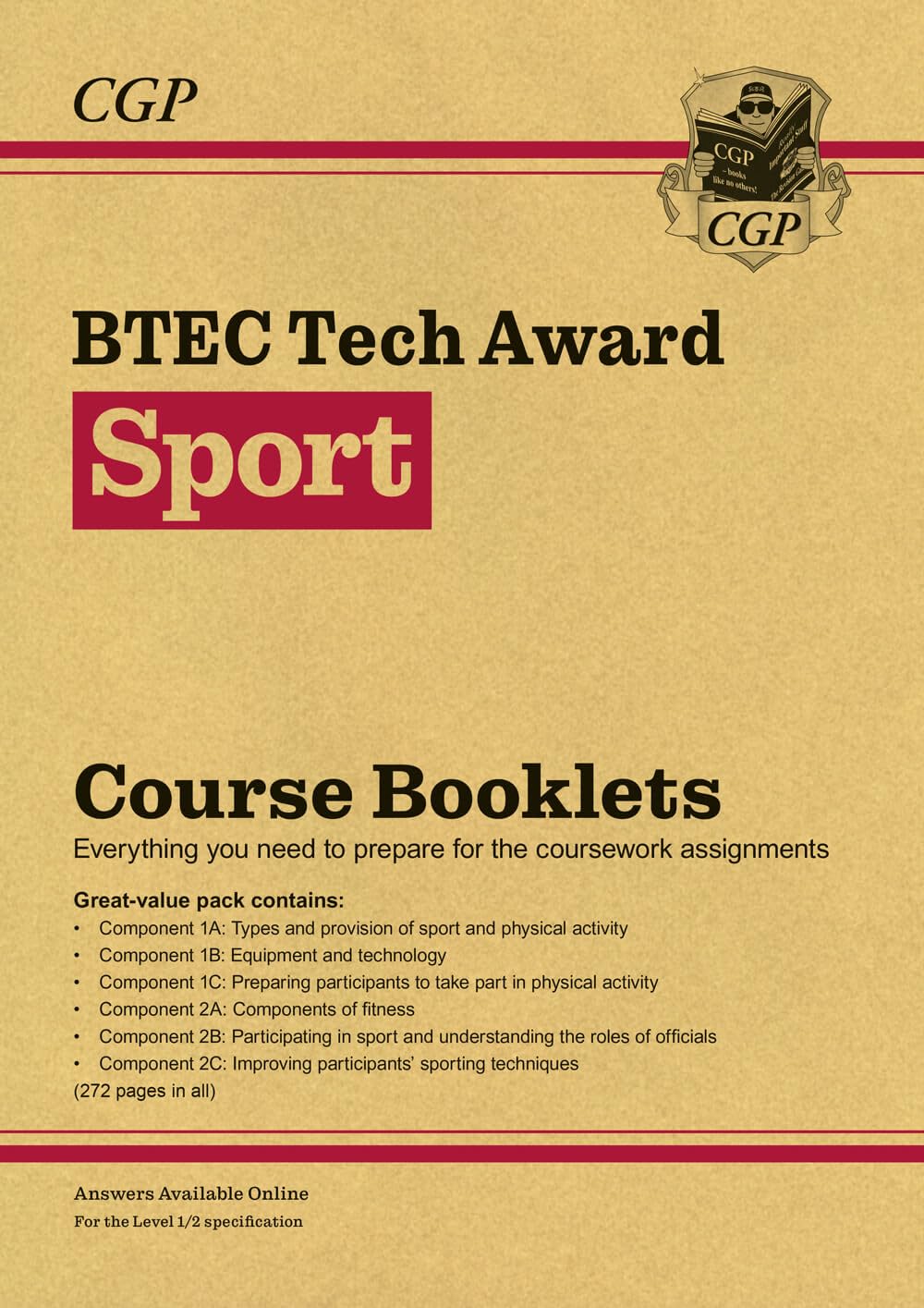 BTEC Tech Award in Sport: Course Booklets Pack (with Online Edition): perfect for the 2027 and 2028 exams (CGP BTEC Tech Awards)