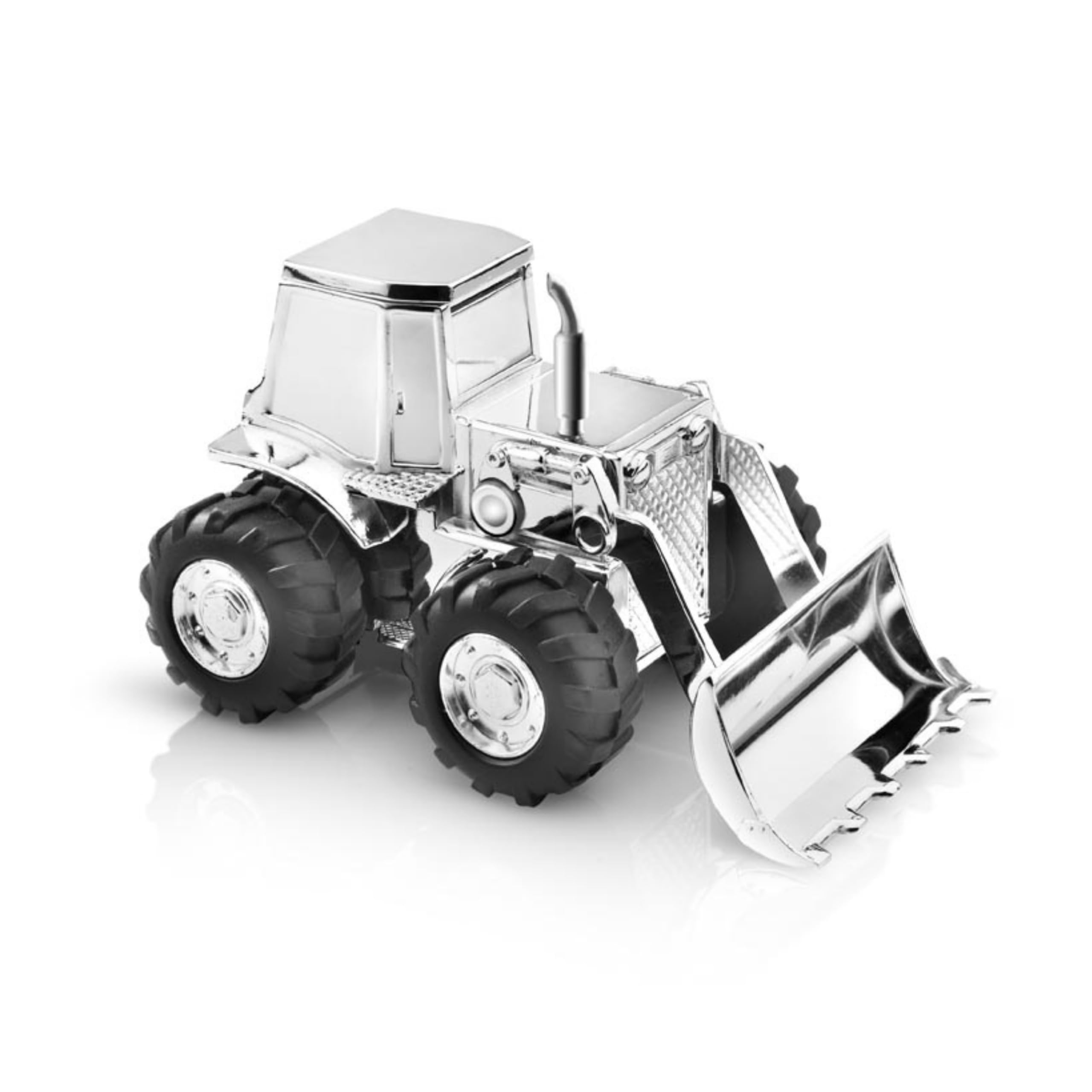 Zilverstad - Moneybox Tractor Silver Plated