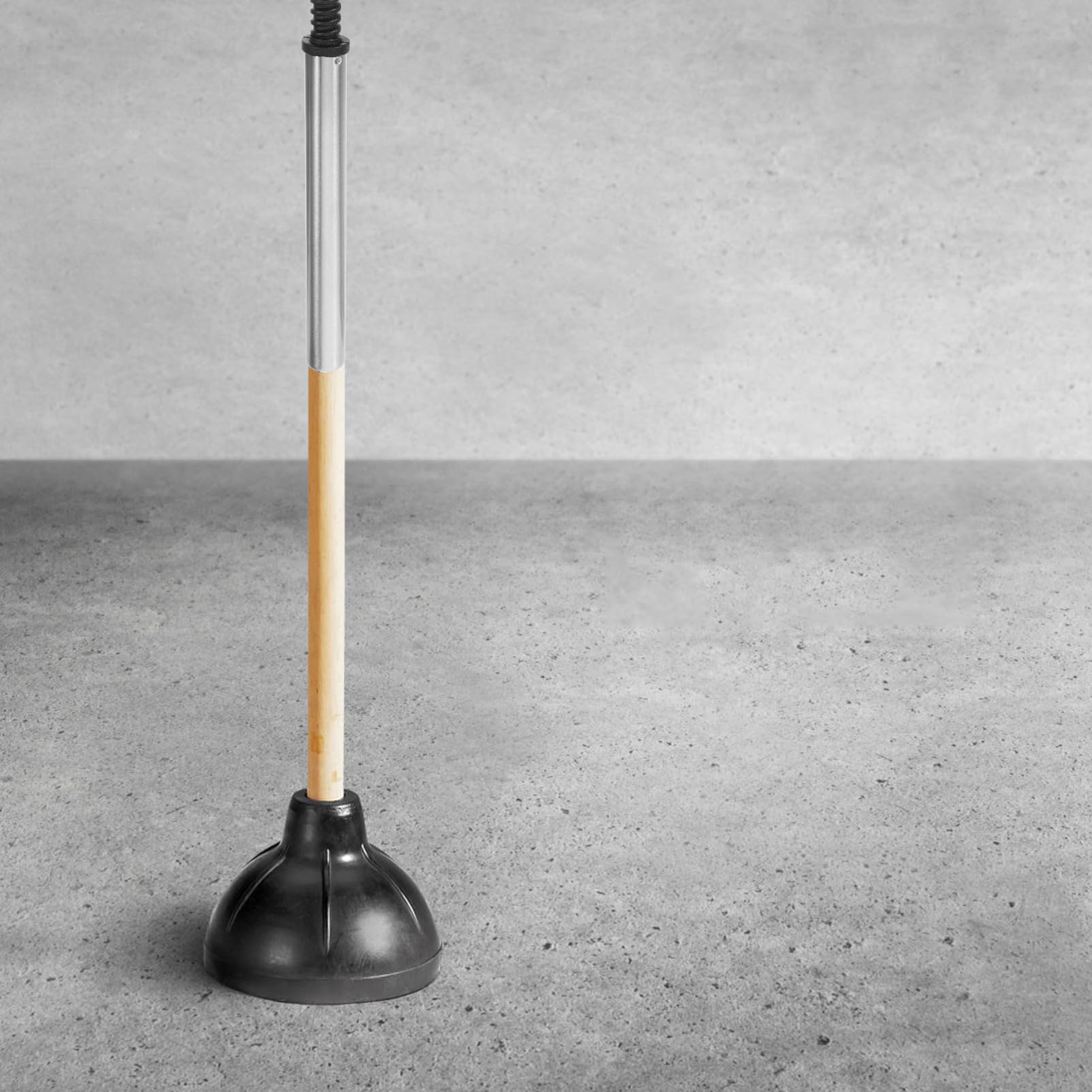 Adapter i złączka do szczotki toaletowej ze stali nierdzewnej, gwintowany uchwyt do toalety, zamiennik dla wydajnego czyszczenia, akcesoria do szczotki do muszli klozetowej
