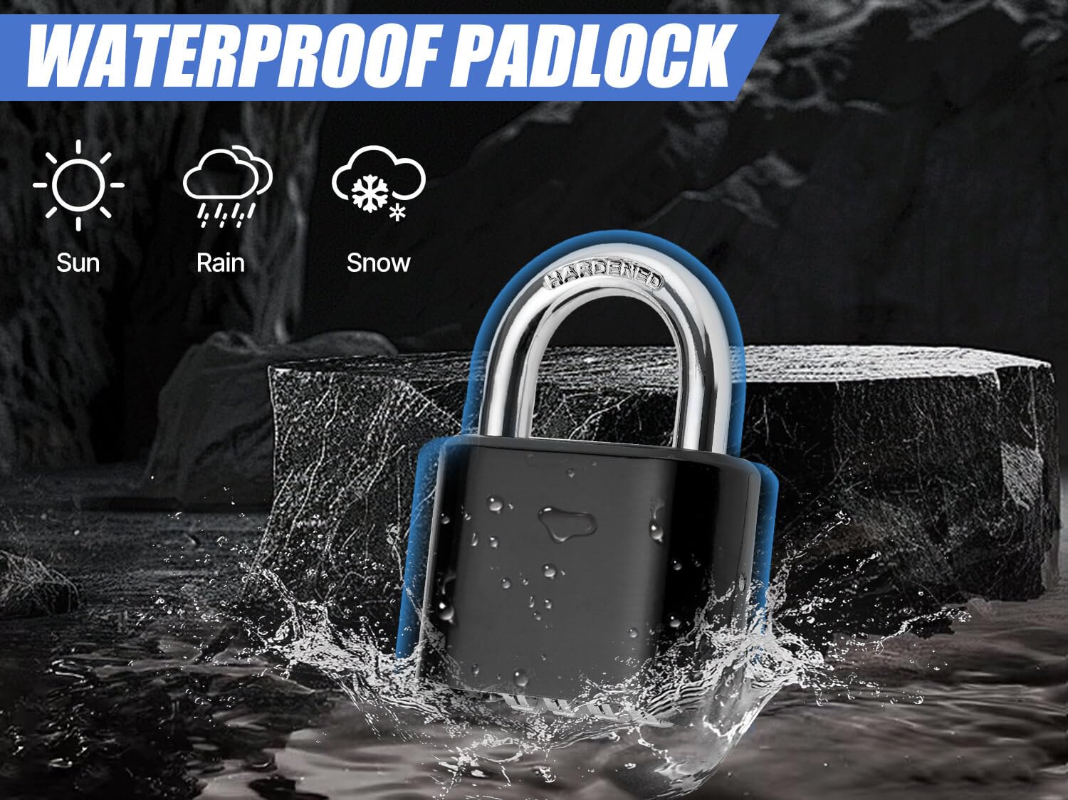 DAYGOS Outdoor Combination Padlock with 4 Digit Code - Image 4