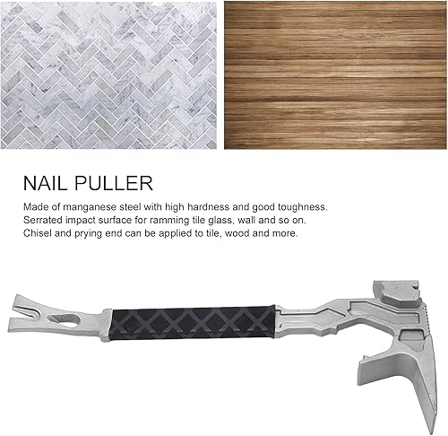 Miniatura 6 de Herramienta de demolición, herramienta de demolición multifunción, martillo, extractor de uñas, cincel, barra de palanca de acero al manganeso,