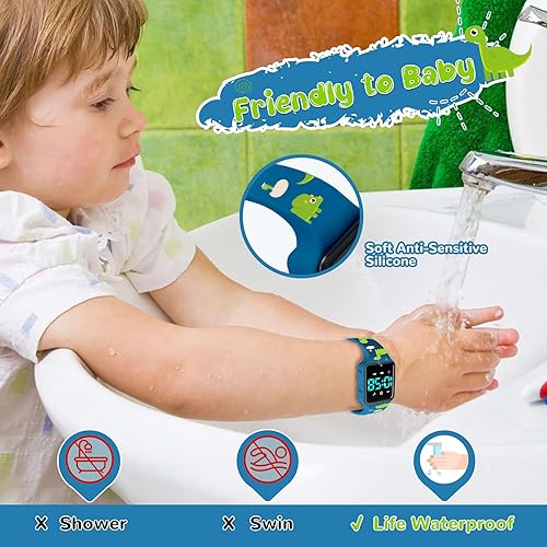 Vista 16 de NN BEN NEVIS Potty Training Watch, Digital Toddler Watch with Countdown/Music/Alarm Clocks/Vibration Reminder and Waterproof, Remind Toddler to Go