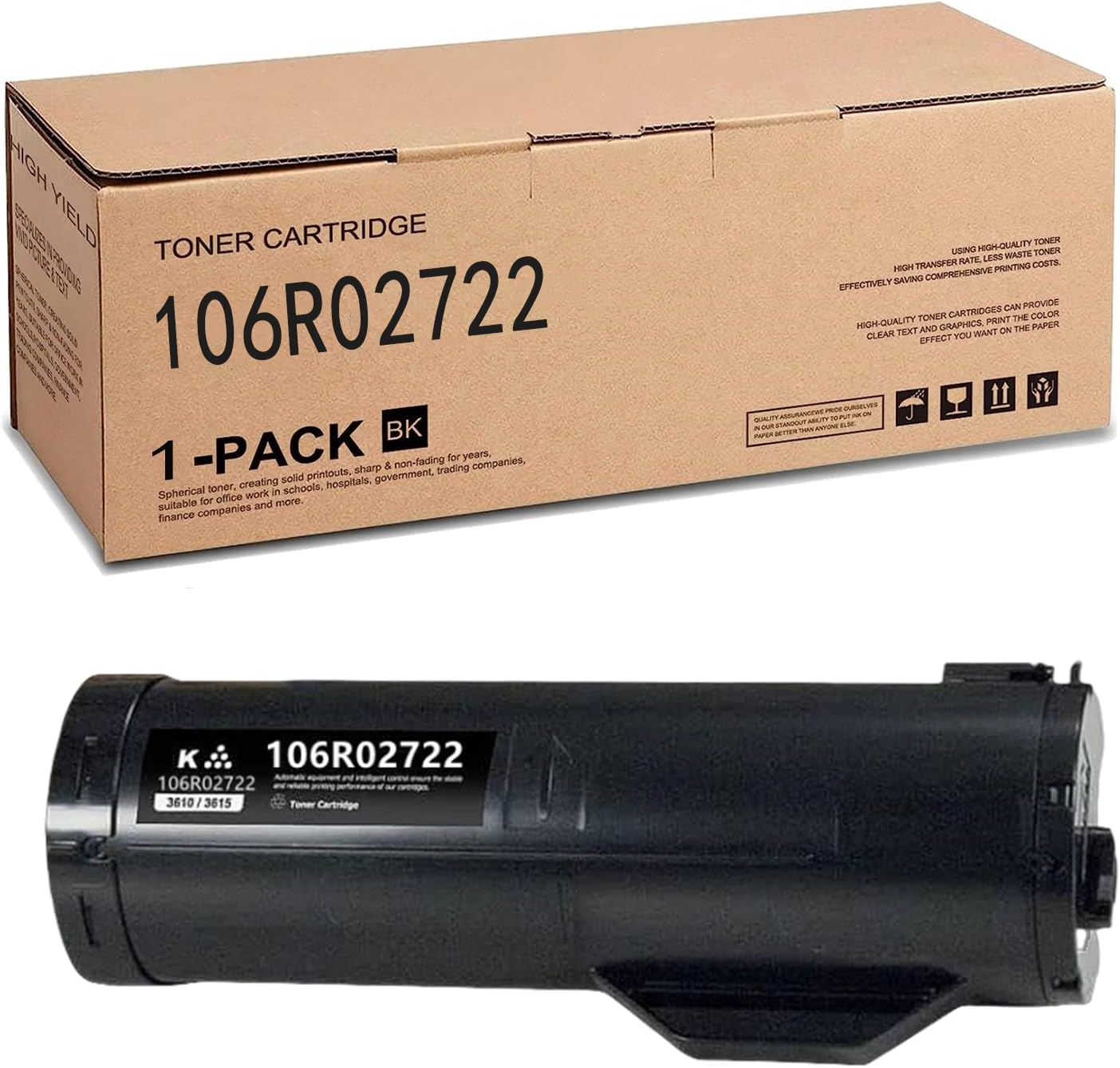 106R02722-Phaser 3610/ 3615/ M455/ P455 Black High Capacity Toner Cartridge (14,100 Pages) (1)