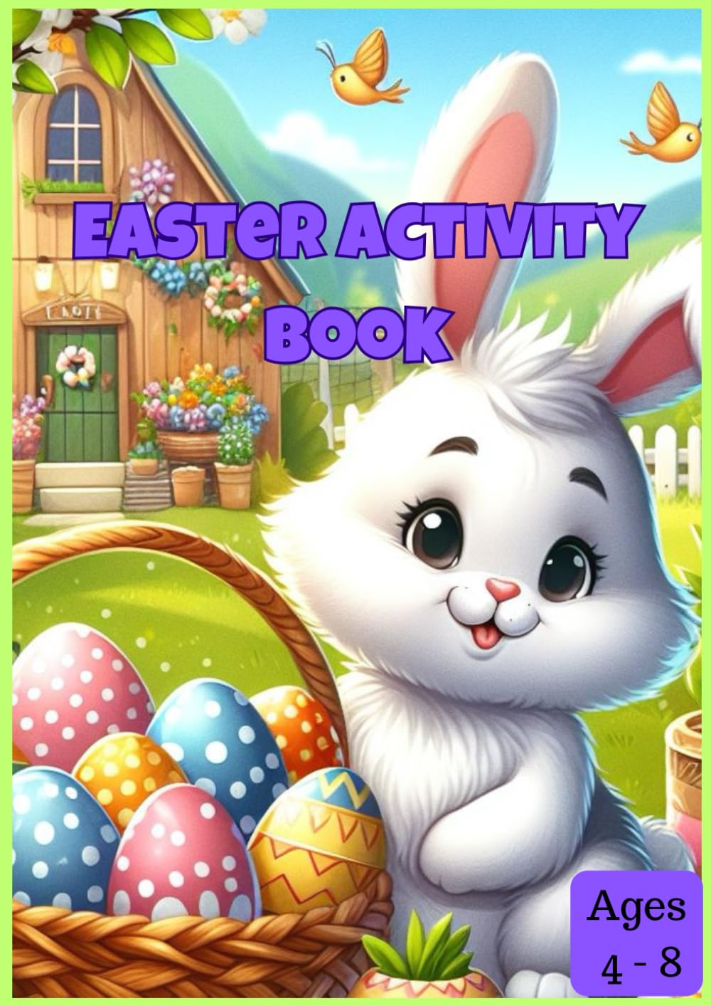 Easter Activity Book for Kids aged 4-8