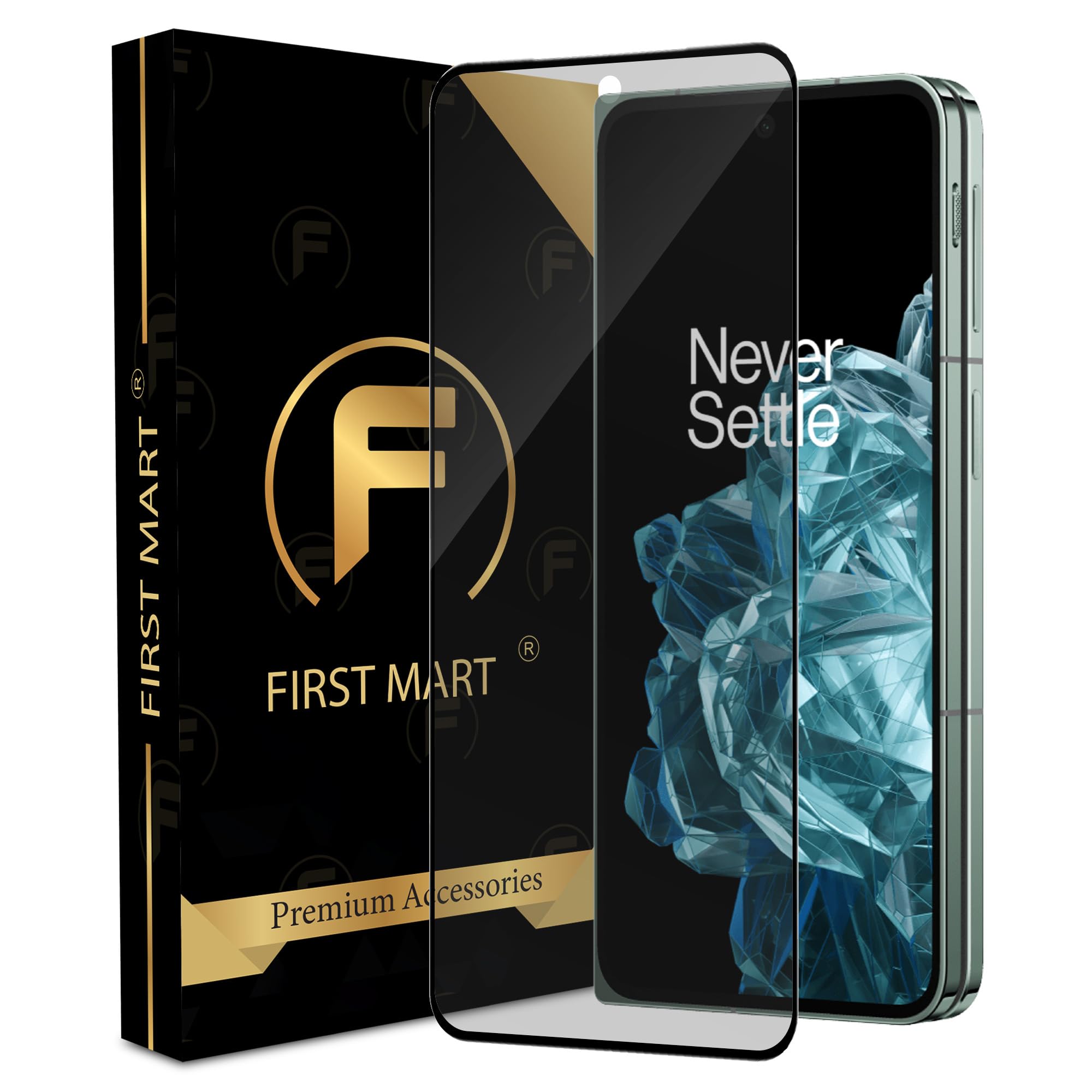 FIRST MART Military-Grade Matte Gaming Tempered Glass Screen Protector for OnePlus OPEN (6.3 Inch) With Installation Kit | Edge to Edge Coverage | Anti Fingerprint Guard