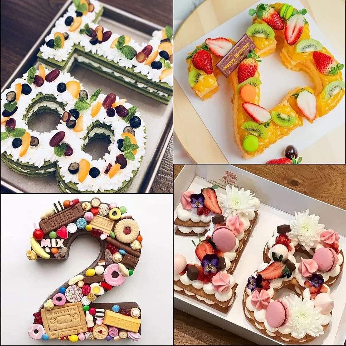 Stampo in numeri siliconici, numero torta, stampo numero torta 12 pollici, numero torta stampo, modello numero di torta, fabbricazione di torte per crema di torta di nozze di compleanno