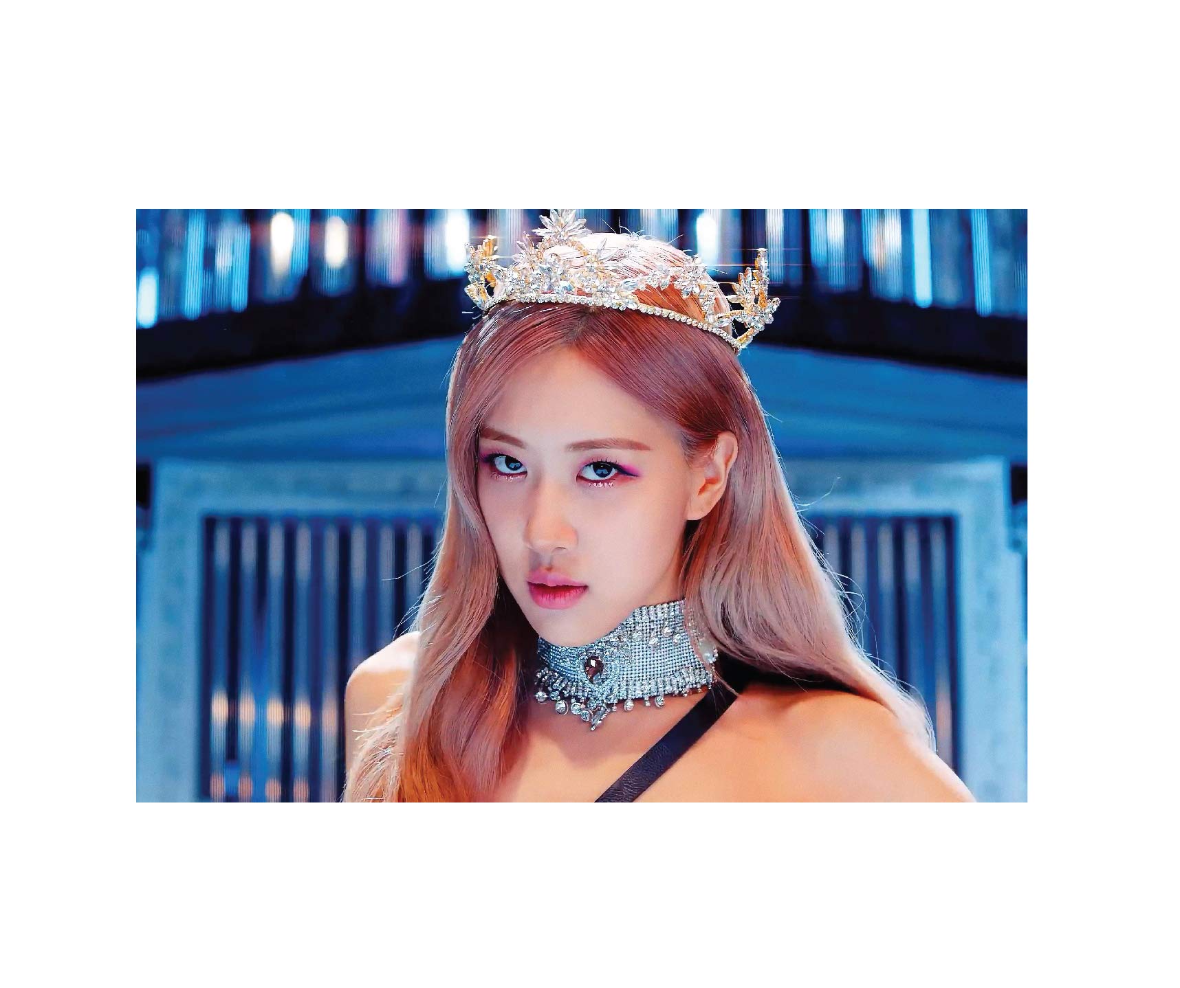 SIGN EVER South Korean Girl Group Music Black Pink Wall Poster Home Girls/Boys Bedroom Living room Pack Of 1 (L x H 18 Inches X 12 Inches 300GSM, Multicolored) JM-49