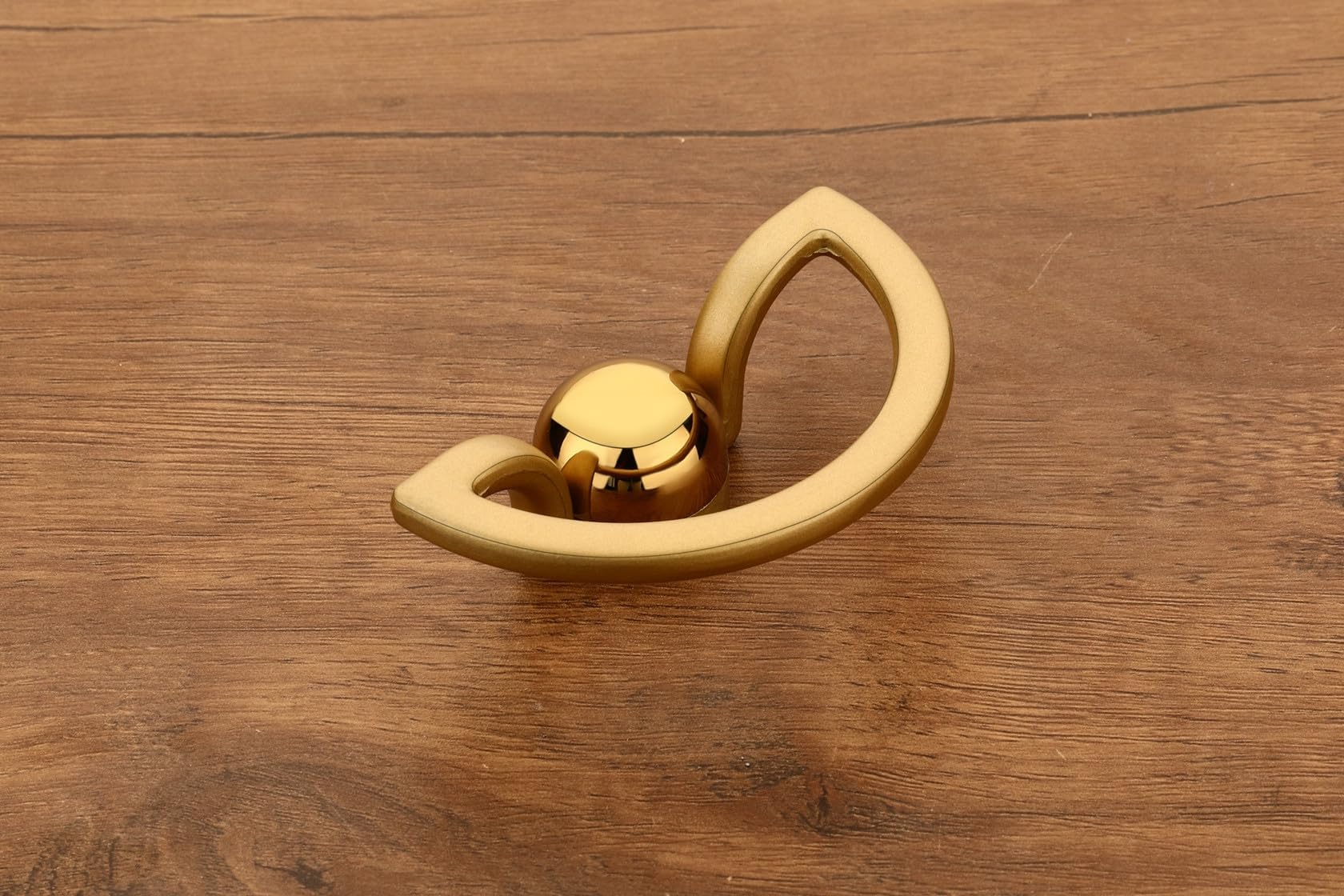 HARMONUS Knobs for Drawer & Cabinets Knob,Gold - Gold Matt Wardrobe Kitchen Door Pull Handle Knobs Square Shape Drawer Knob - (KNOBS-194- Pack of 3)
