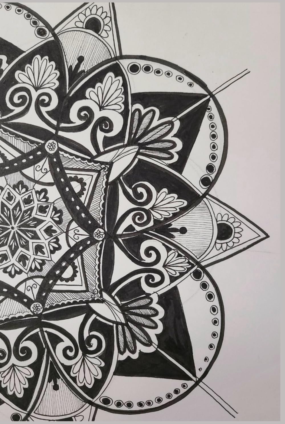 Carnet de notes Mandala couverture rigide pour écriture et dessin