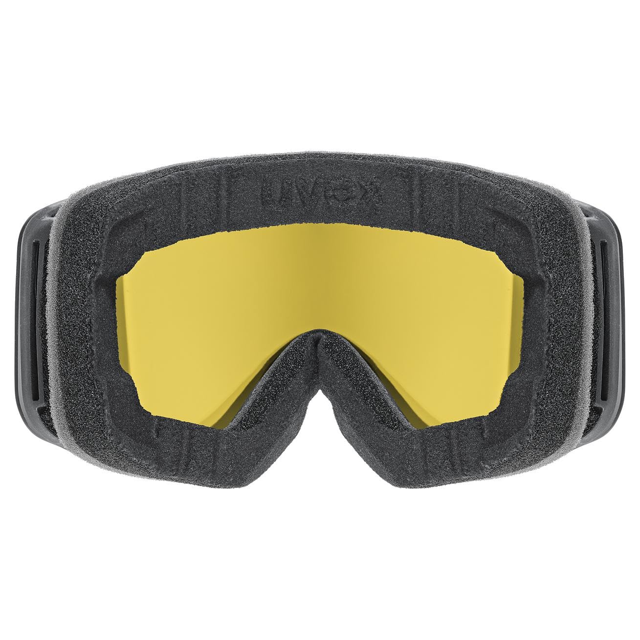 uvex pwdr FM, Gogle narciarskie unisex-dzieci, black matt/green-clear, one size