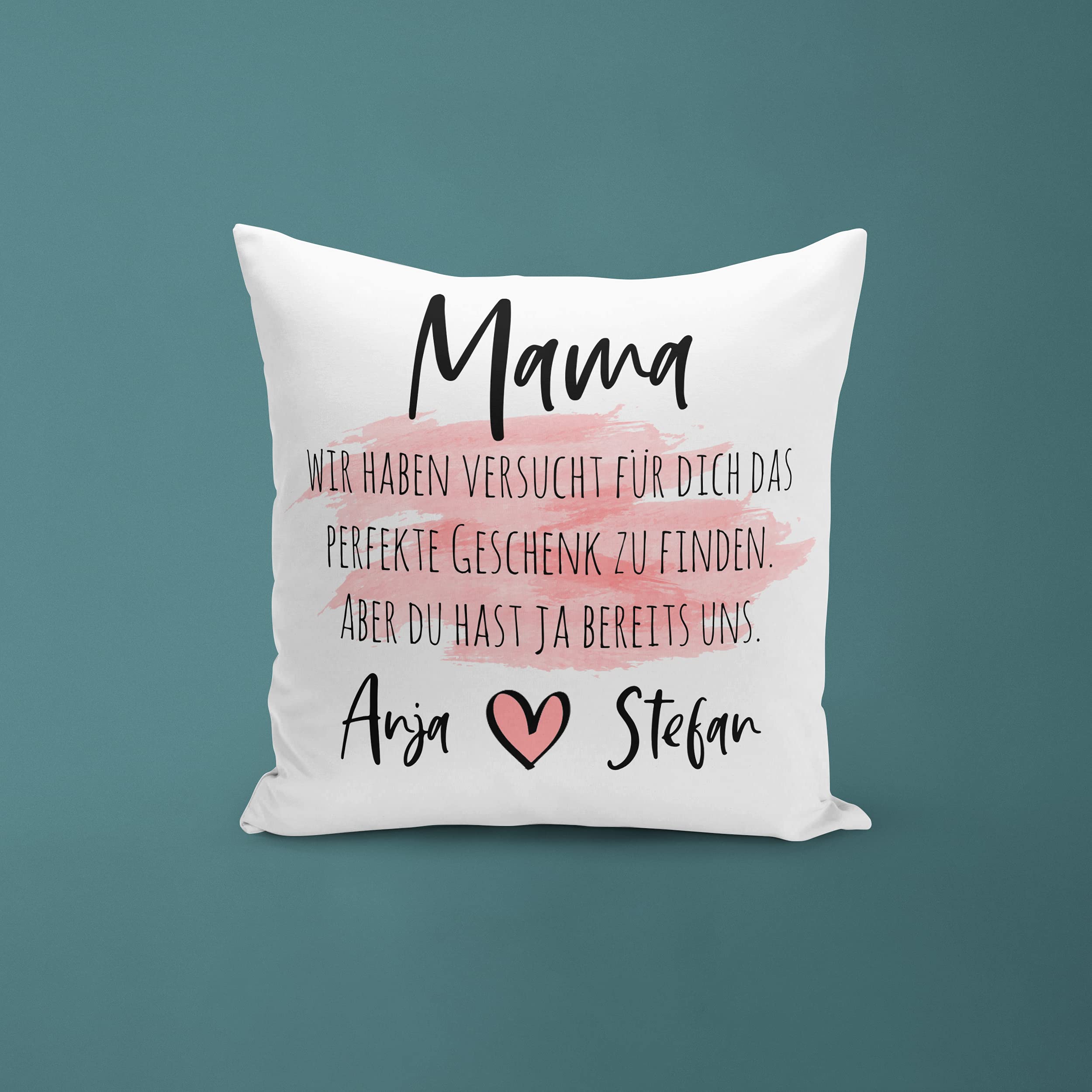 Erinnerungskissen 'Du Bist Einzigartig' – Geschenk Für Mama, Papa, Freundin Zum Geburtstag, Muttertag, Weihnachten