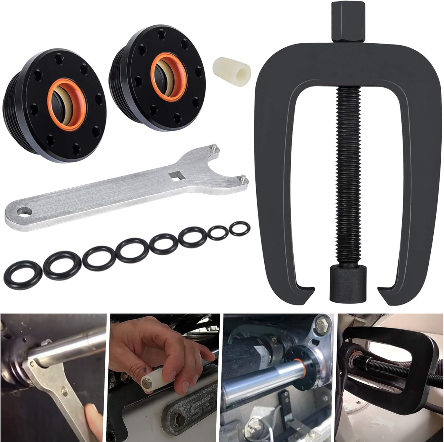 Bonbo Hydraulic Steering Support Bracket Puller & HS5157 Front Mount Steering