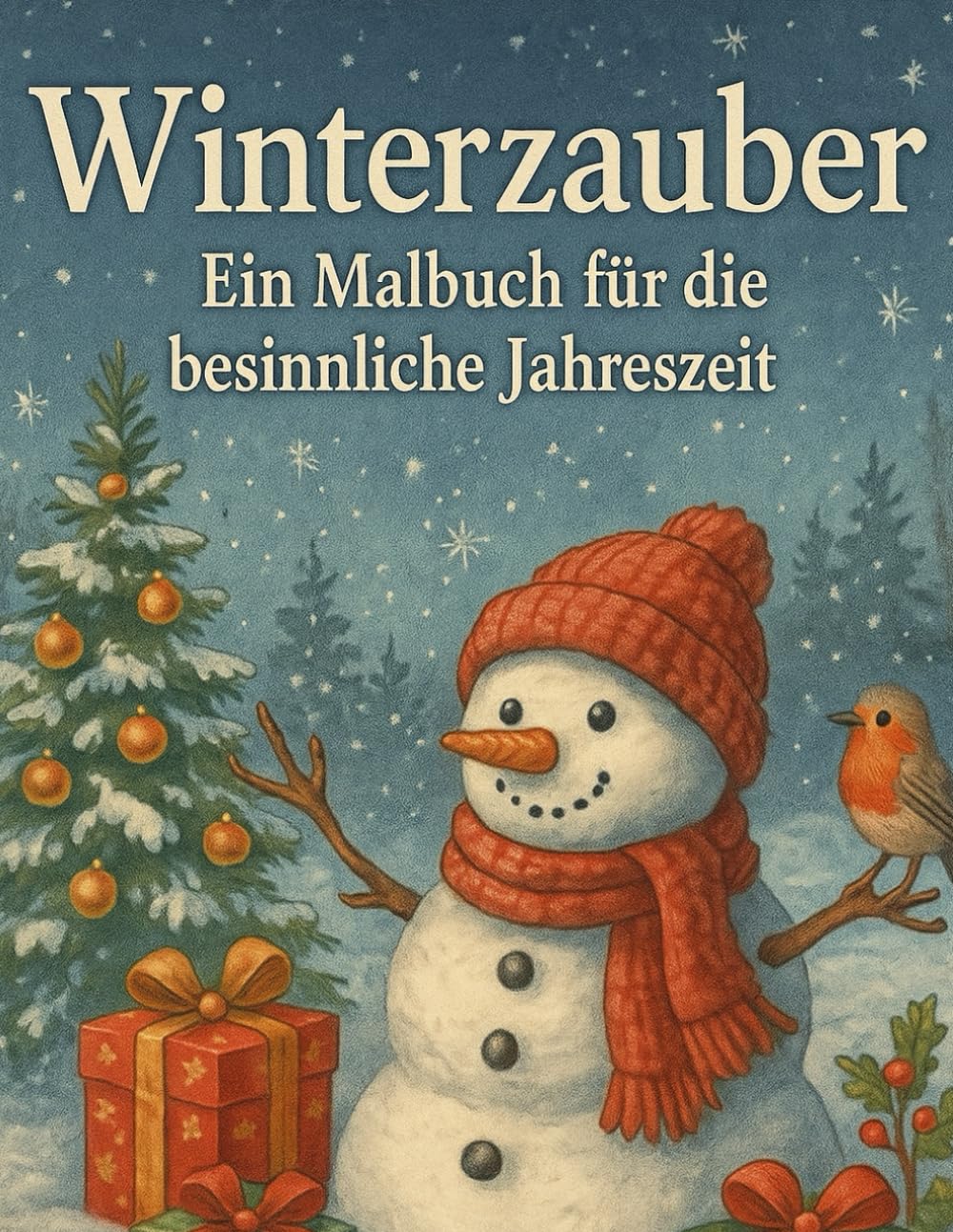 Winterzauber: Ein Malbuch für die besinnliche Jahreszeit