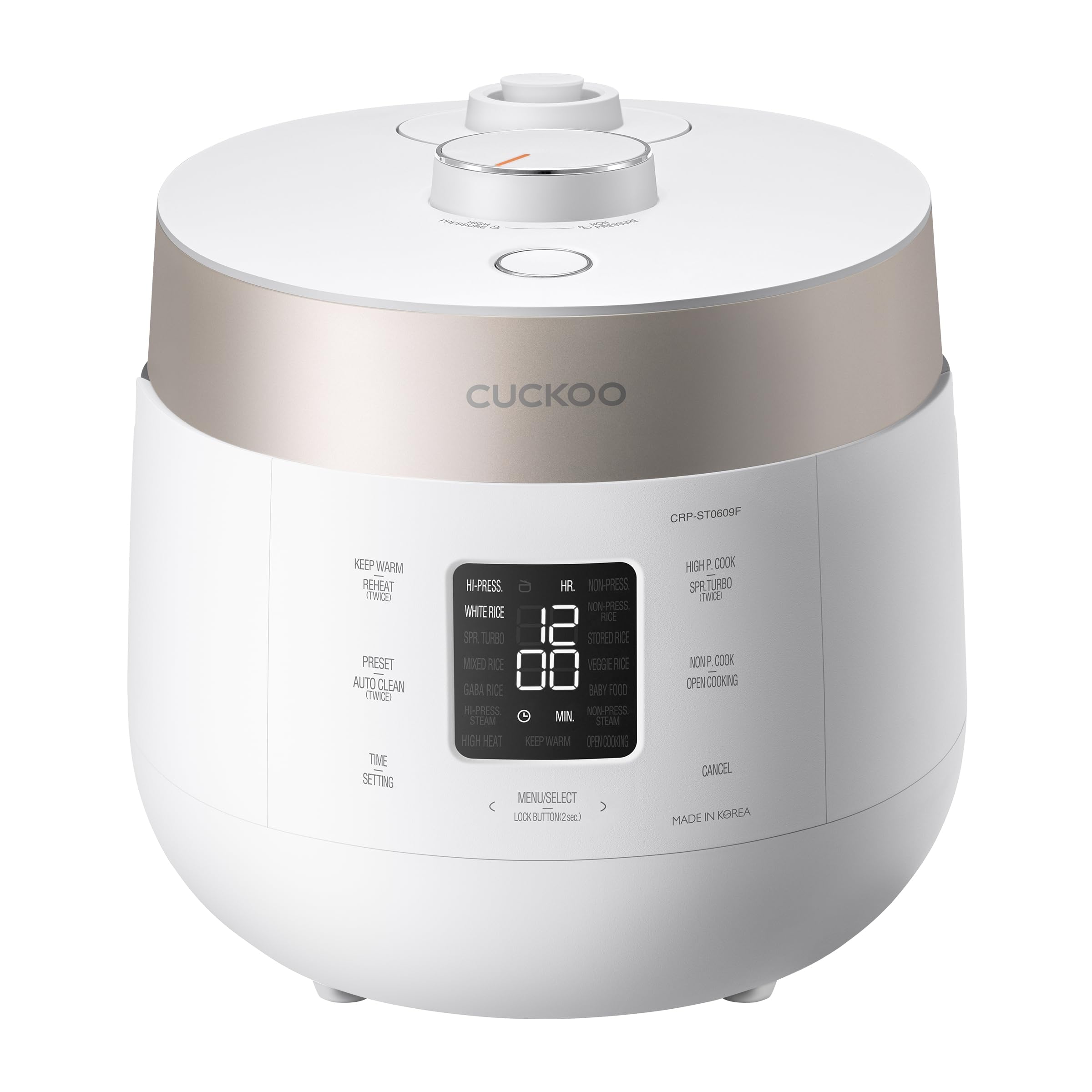 CUCKOO Twin Pressure Rice Cooker CRP-ST0609FW
