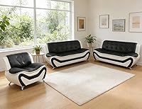 Vista 40 de Sofás de cuero para sala de estar, juego de sofá seccional, juego de 2 piezas de muebles para sala de estar, juego de sofá y sofá biplaza