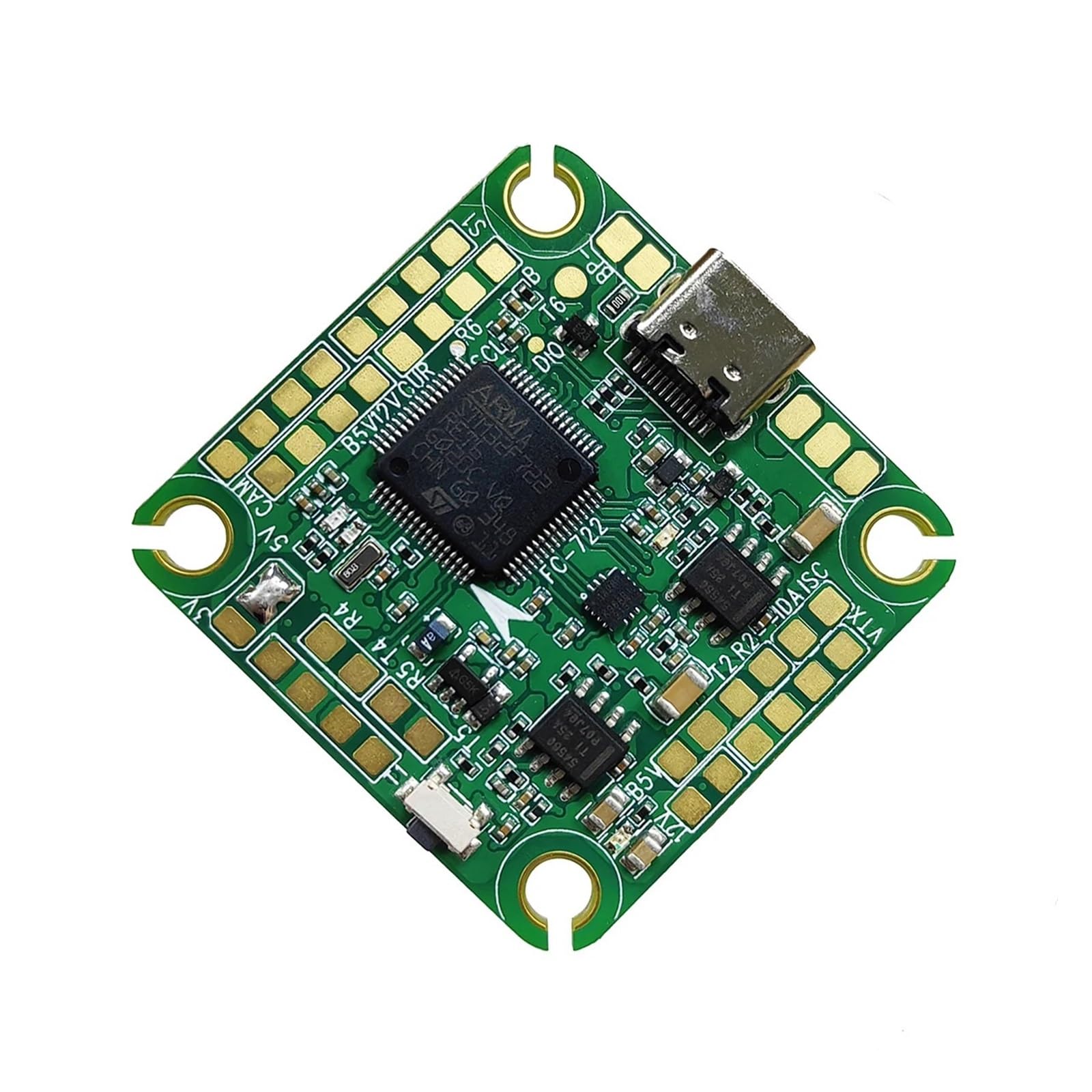 DYS AM32 65A 4IN1 Brushless ESC 2-8S/F7 F722 Stack Flight Controller/Für Freestyle FPV Drone Racing(AM32 65A ESC)