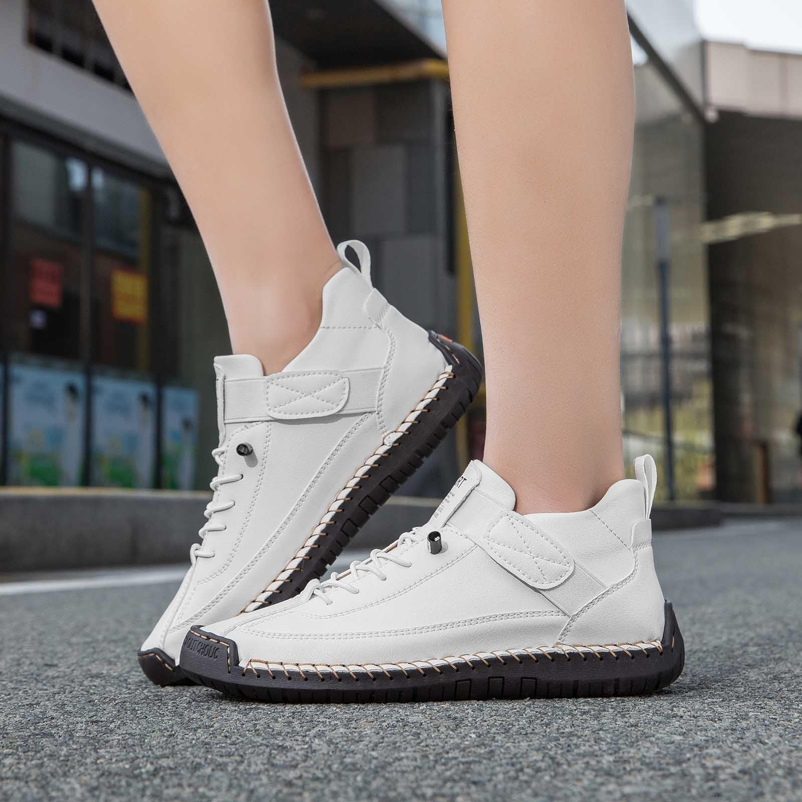 Chaussure Orthopédique Femme Basket, Chaussures Femme Confort Chic Mode Et Sport - Chaussures Orthopediques Marche Pieds Larges Grosses Chic Antidérapante Baskets de Souples Randonnée Travail 35-48 EU