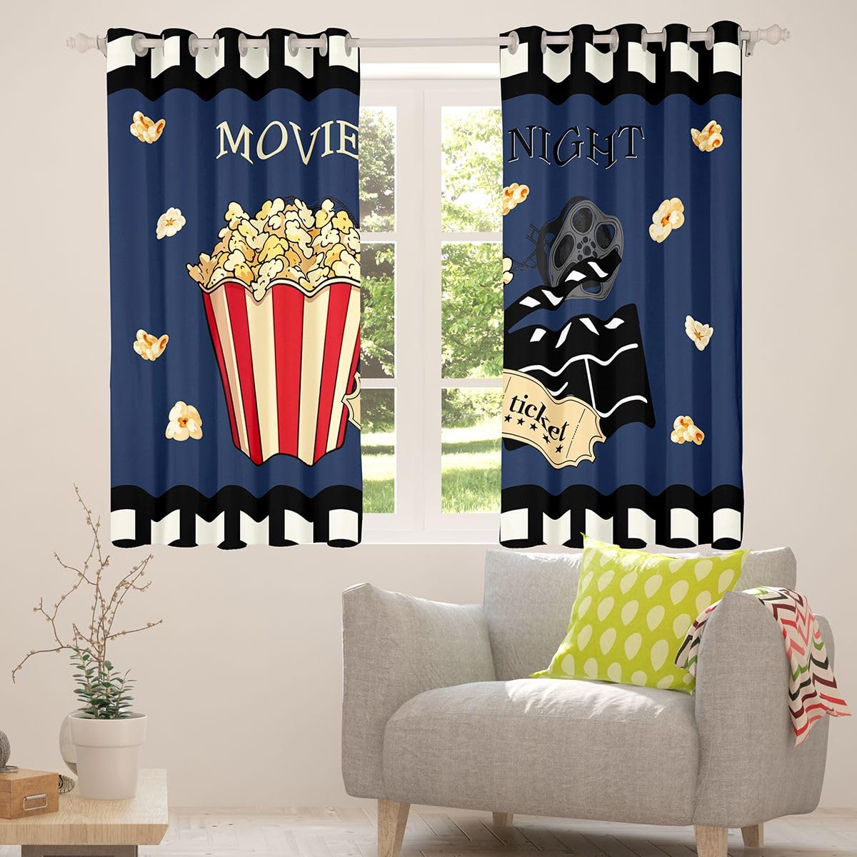 Loussiesd Poster cinematografico per finestre, 2 pannelli L46*L54